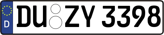 DU-ZY3398