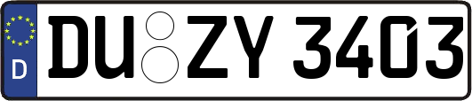 DU-ZY3403