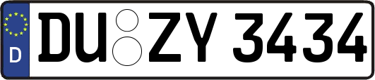 DU-ZY3434