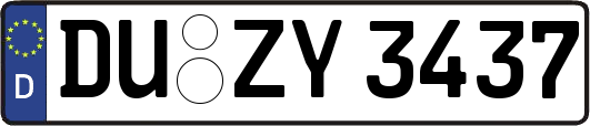 DU-ZY3437