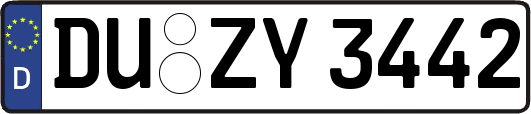 DU-ZY3442