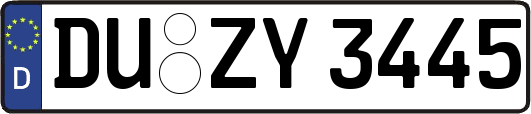 DU-ZY3445