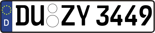 DU-ZY3449