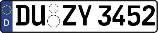 DU-ZY3452
