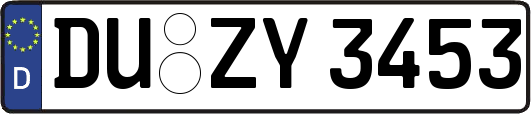 DU-ZY3453