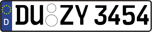 DU-ZY3454