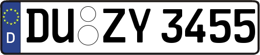 DU-ZY3455