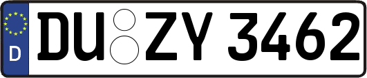 DU-ZY3462