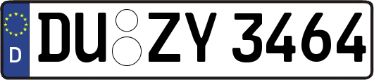 DU-ZY3464