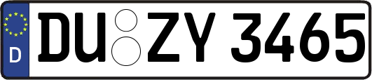 DU-ZY3465