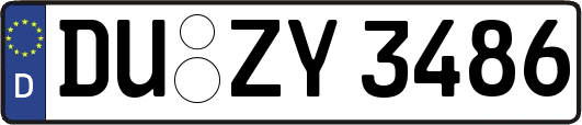 DU-ZY3486