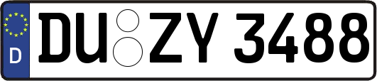 DU-ZY3488