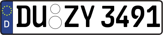 DU-ZY3491