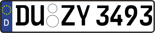 DU-ZY3493