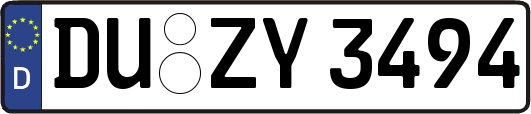 DU-ZY3494