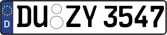 DU-ZY3547