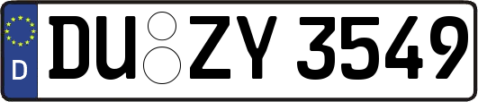 DU-ZY3549