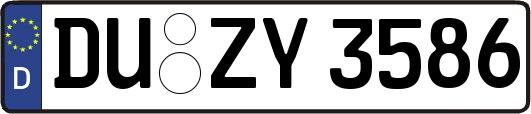 DU-ZY3586