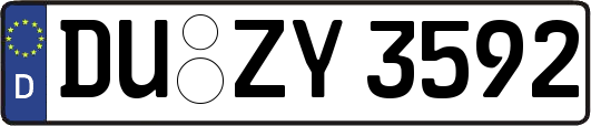 DU-ZY3592