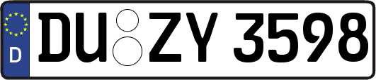 DU-ZY3598