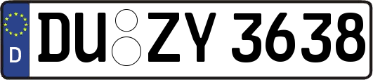 DU-ZY3638