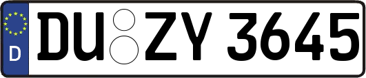 DU-ZY3645