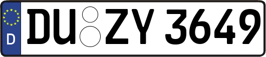 DU-ZY3649