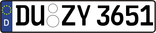 DU-ZY3651