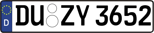 DU-ZY3652