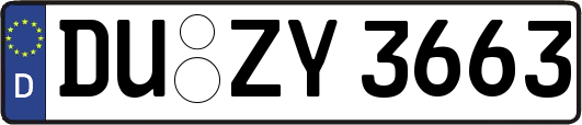 DU-ZY3663