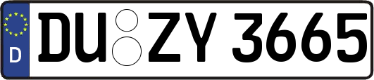 DU-ZY3665
