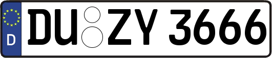DU-ZY3666