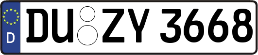 DU-ZY3668