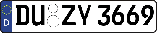 DU-ZY3669