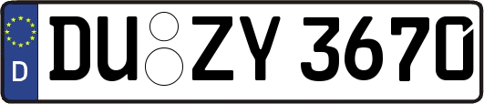 DU-ZY3670
