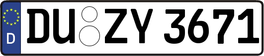 DU-ZY3671