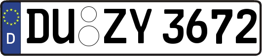 DU-ZY3672