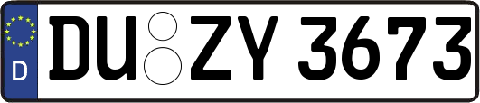 DU-ZY3673