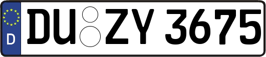 DU-ZY3675