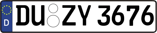 DU-ZY3676