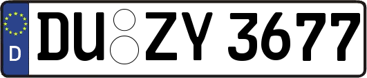 DU-ZY3677