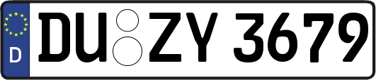 DU-ZY3679