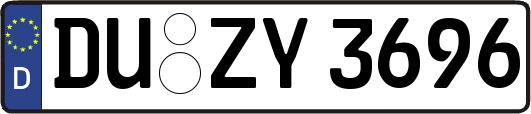 DU-ZY3696