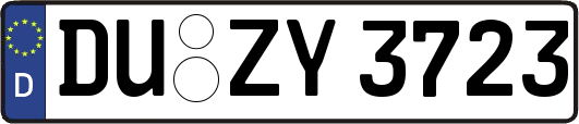 DU-ZY3723