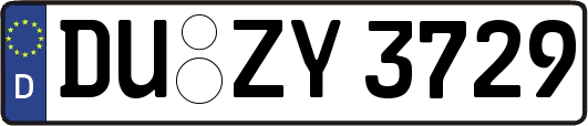 DU-ZY3729