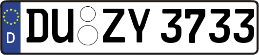 DU-ZY3733