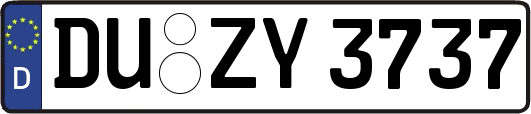 DU-ZY3737