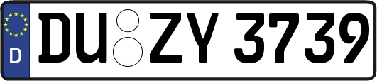 DU-ZY3739