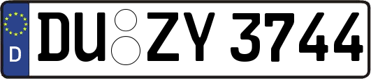 DU-ZY3744