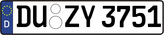 DU-ZY3751